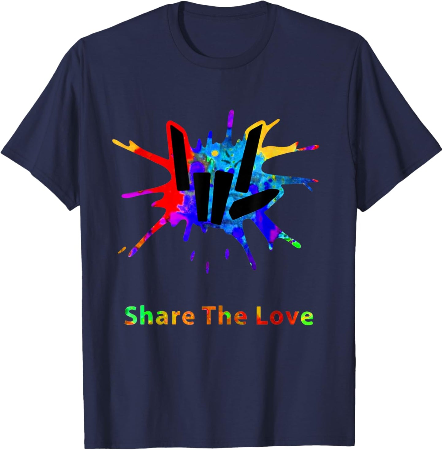 Sharer Share The Love Merch Kids Birthday Gifts T-Shirt - T-Shirt | Navy