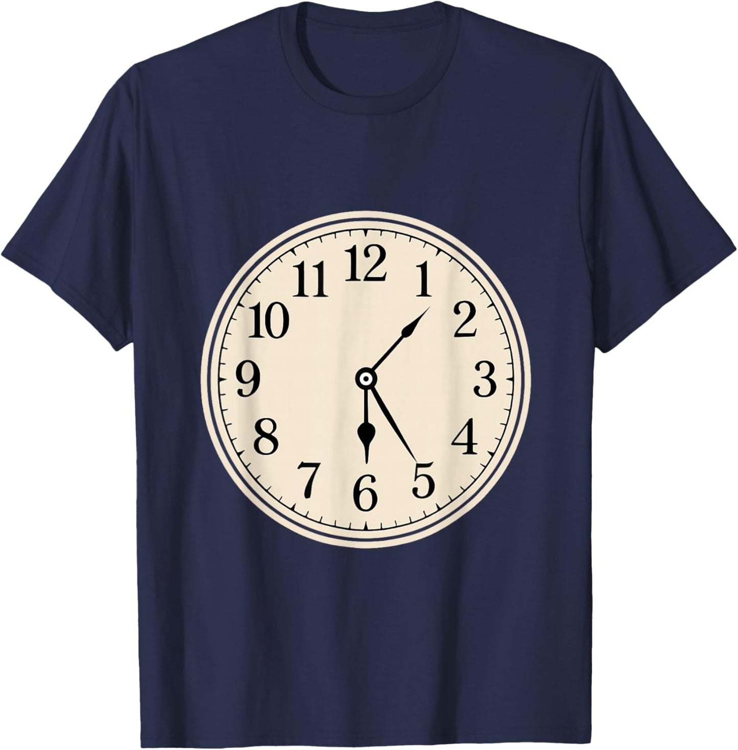 Funny Meme Saying 6 7 Women Kids Clock Time T-Shirt - T-Shirt | Navy