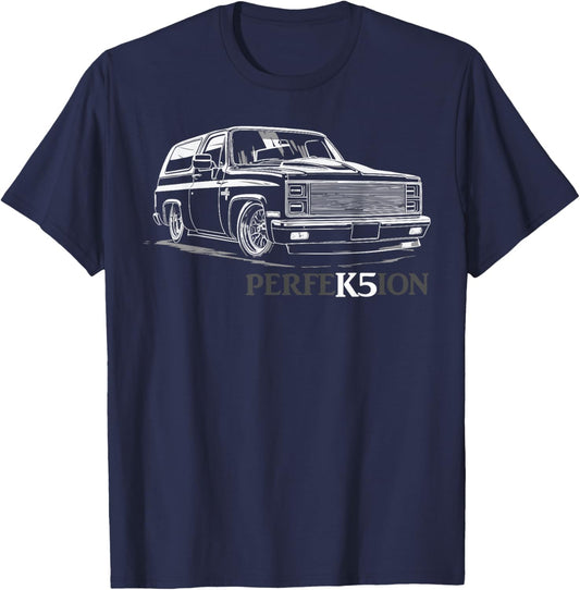 Lowered K5 Blaze Classic Old School 1980's Perfection K5 T-Shirt - T-Shirt | Navy