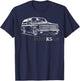 Lowered K5 Blaze Classic Old School 1980's Perfection K5 T-Shirt - T-Shirt | Navy
