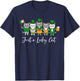 Funny Just A Lucky Cat St Patrick's Day Cute Kitten Shamrock T-Shirt - T-Shirt | Navy