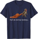 Just me and My Monkey.. Funny Viral Video Retro Punch Monkey T-Shirt - T-Shirt | Navy