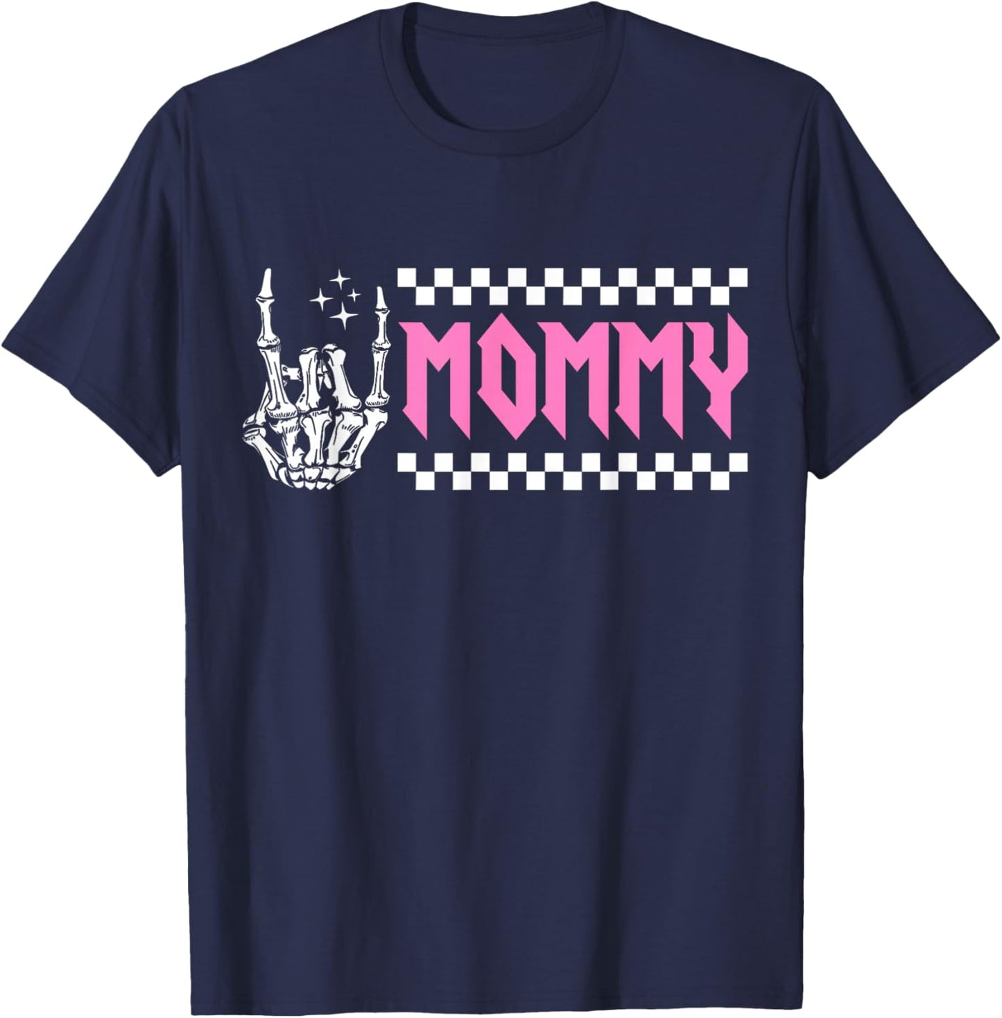 Mommy Family Birthday Matching Bad Two The Bone Bday T-Shirt - T-Shirt | Navy