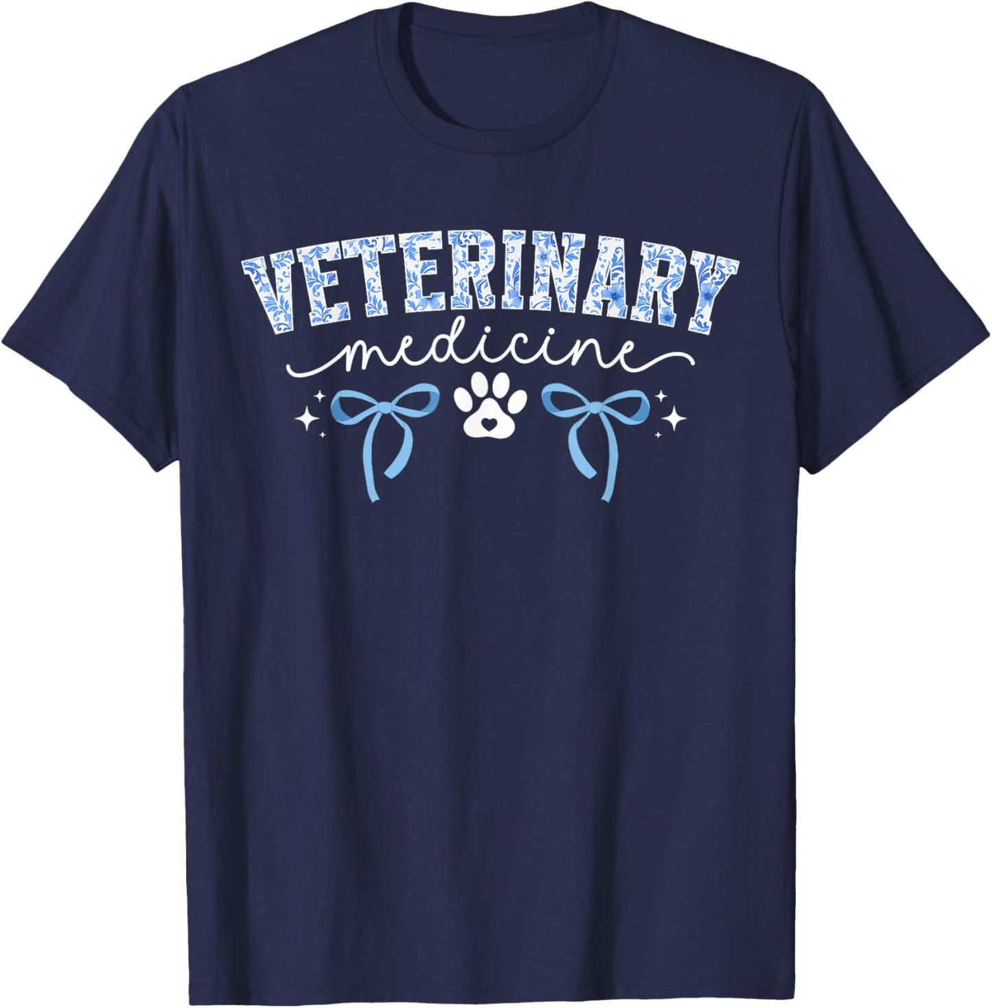Veterinary Medicine Coquette Vet Med Vet Medicine T-Shirt - T-Shirt | Navy