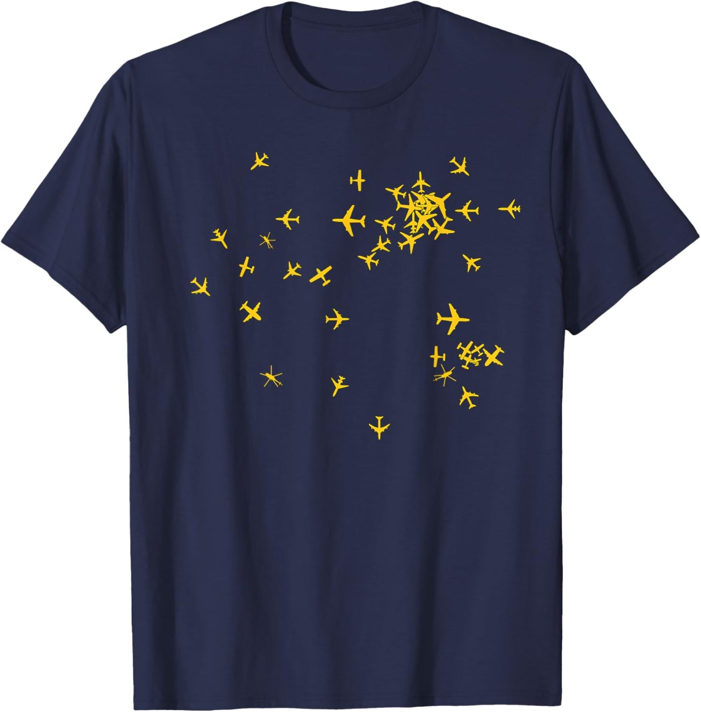 Plane Spotting Flights Trackers Airplane T-Shirt - T-Shirt | Navy