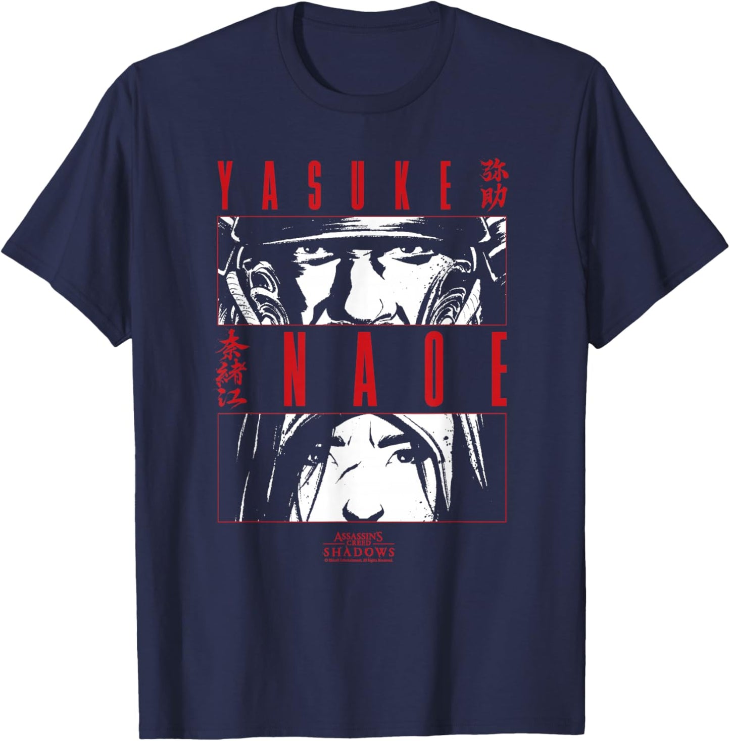 Assassin Creed Shadows Officially Licensed T-Shirt - T-Shirt | Navy