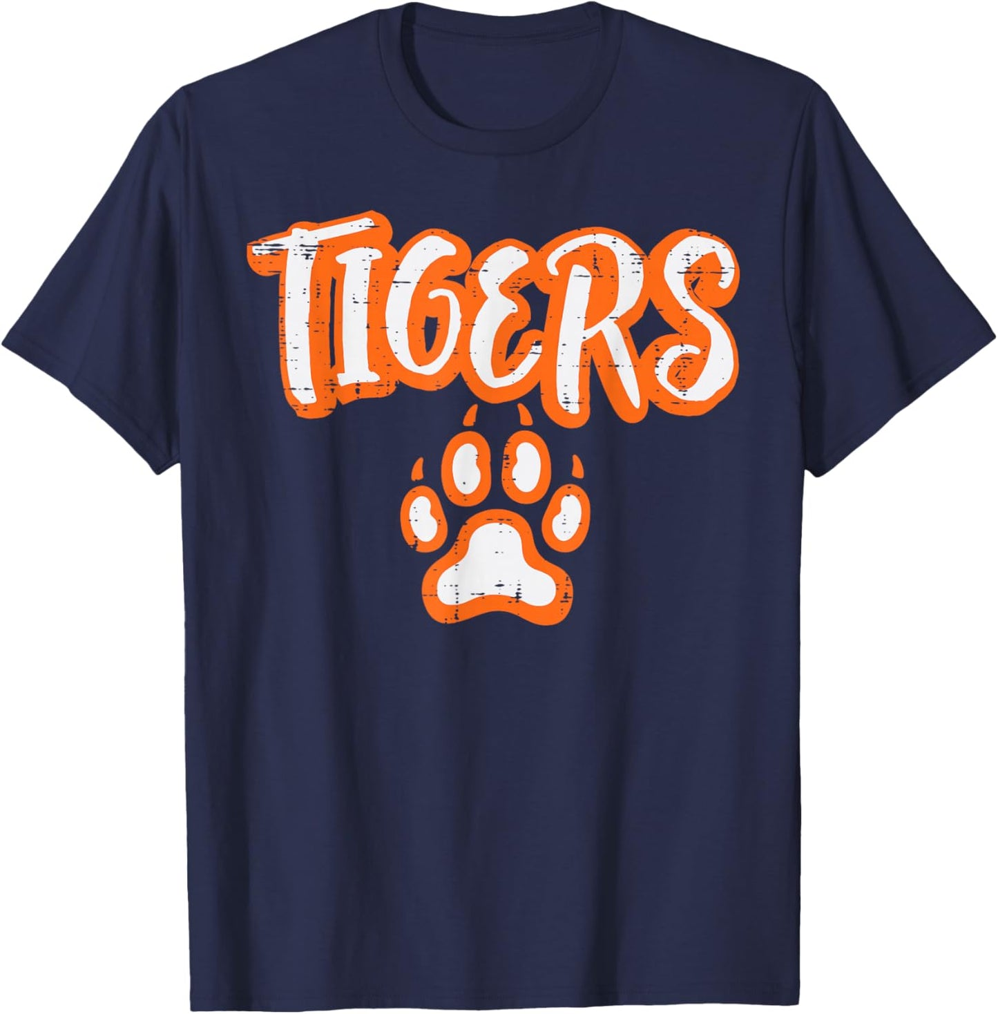 Tiger Boys Youth Girls Teen Kids Men Women T-Shirt - T-Shirt | Navy