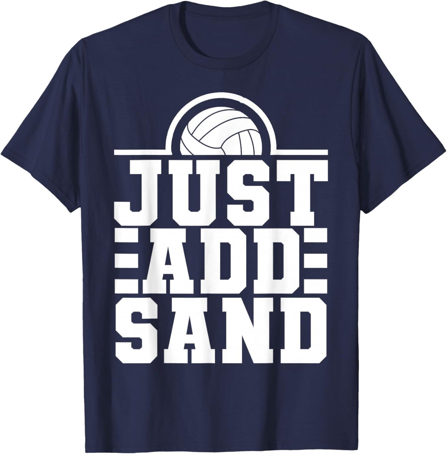 Funny Beach Volleyball Art Women Beach Volley Player T-Shirt - T-Shirt | Navy