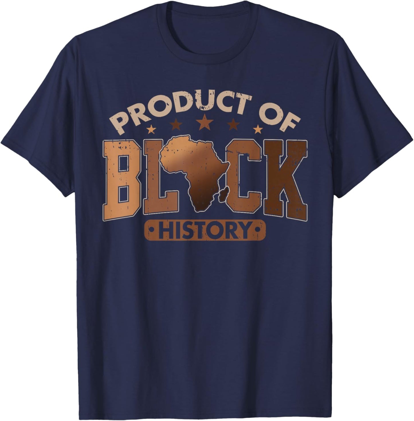 Product of Black History Shirts Men Women Kids Black Pride T-Shirt - T-Shirt | Navy
