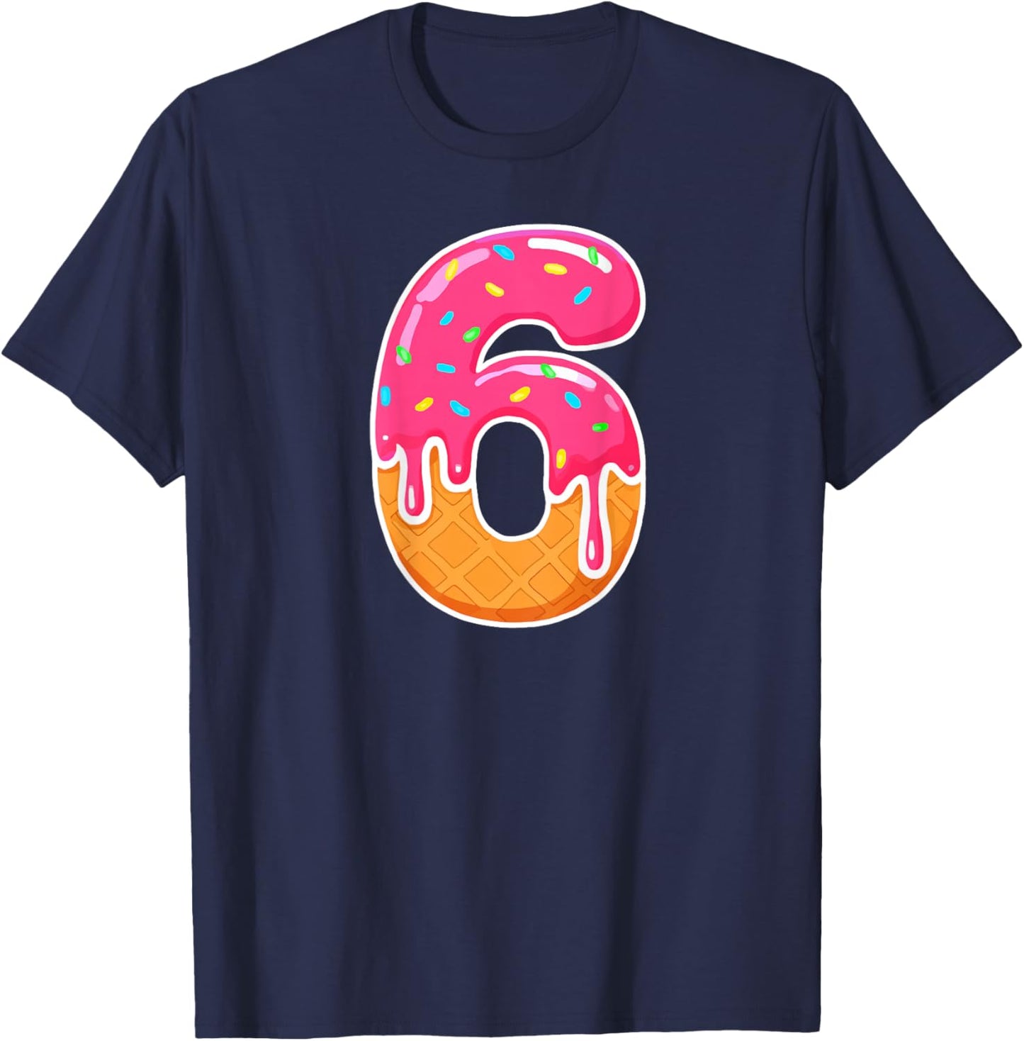 67 Ice Cream Drip Meme 6 7 Hallowee Costume Couple (On Back) T-Shirt - T-Shirt | Navy