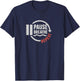 Pause Breathe Repeat Motivational Yoga Meditation Self-Care T-Shirt - T-Shirt | Navy