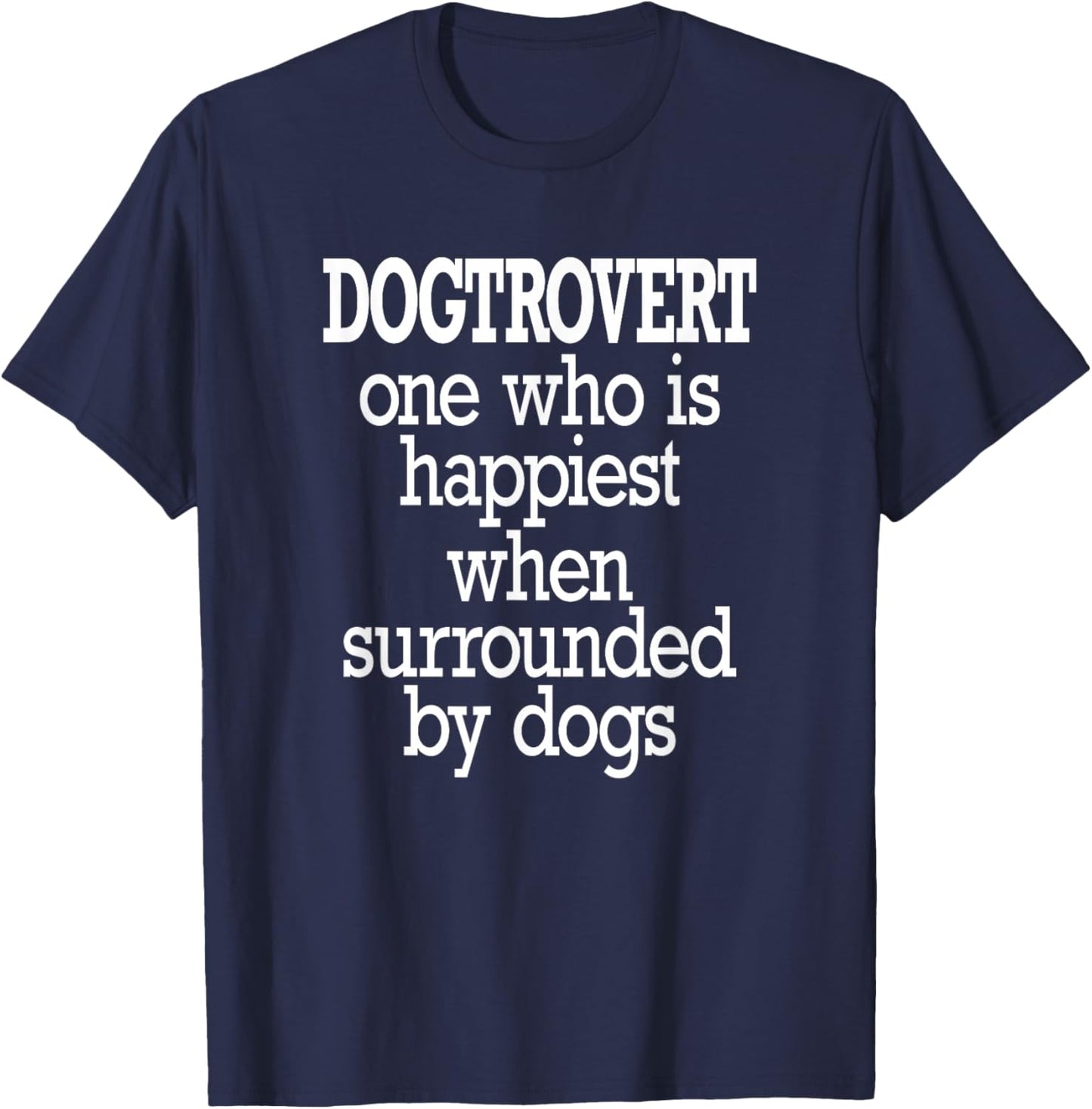 Dogtrovert T-Shirt - T-Shirt | Navy