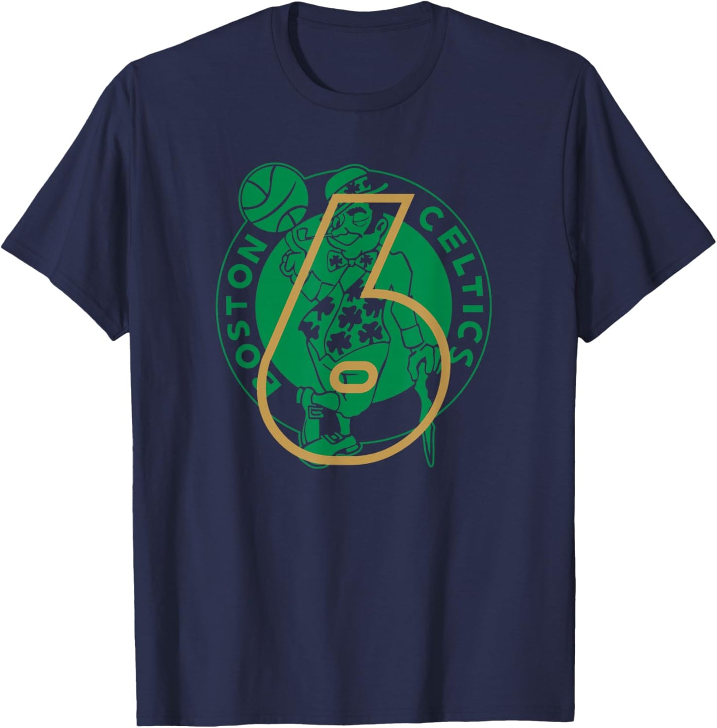 NBA Official Boston Celtics 6-7 Craze Attack T-Shirt - T-Shirt | Navy