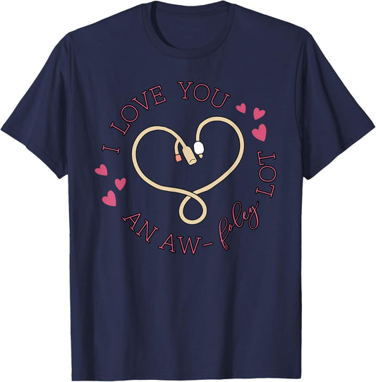 Urology Valentine Day Urologist Nurse Kidney Squad Med Surg T-Shirt - T-Shirt | Navy