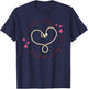 Urology Valentine Day Urologist Nurse Kidney Squad Med Surg T-Shirt - T-Shirt | Navy
