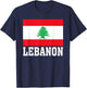 Lebanon Flag Patriotic National Roots Souvenir T-Shirt - T-Shirt | Navy