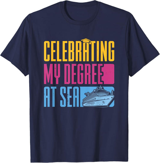 Graduation Trip Vacation Grad Squad Senior Graduation Cruise T-Shirt - T-Shirt | Navy