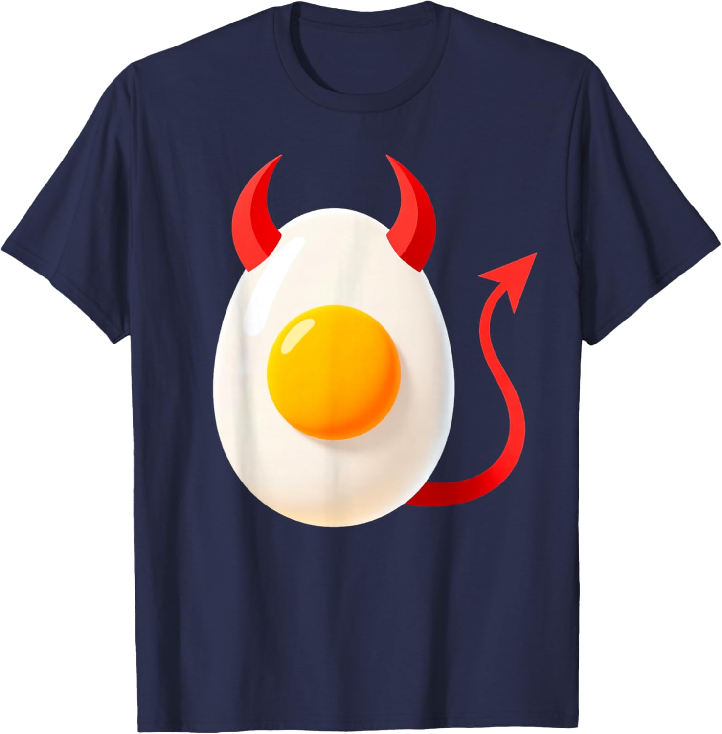 Deviled Egg Day Costume Funny Halloween Love Eggs T-Shirt - T-Shirt | Navy