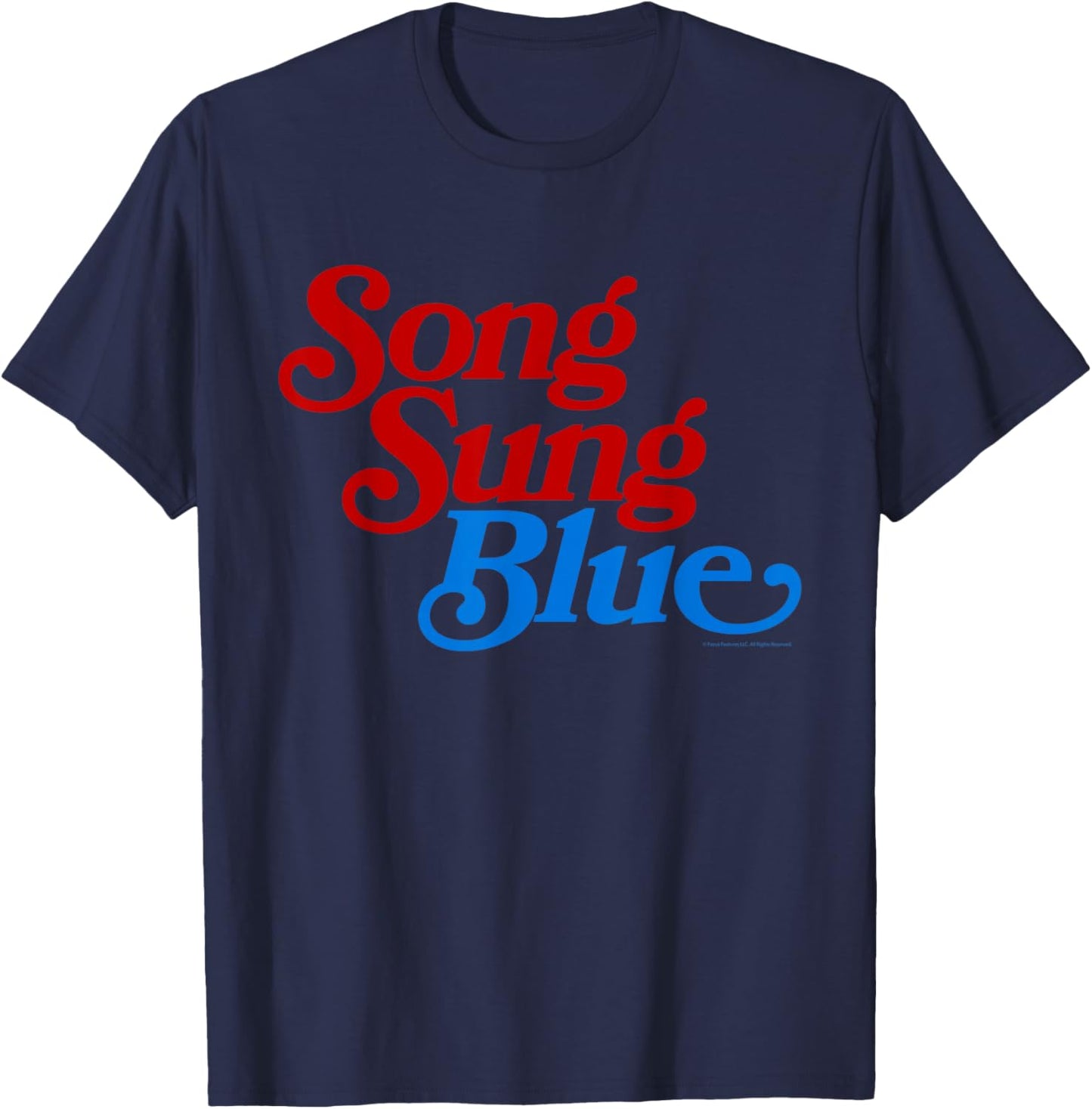 Song Sung Blue Logo T-Shirt - T-Shirt | Navy