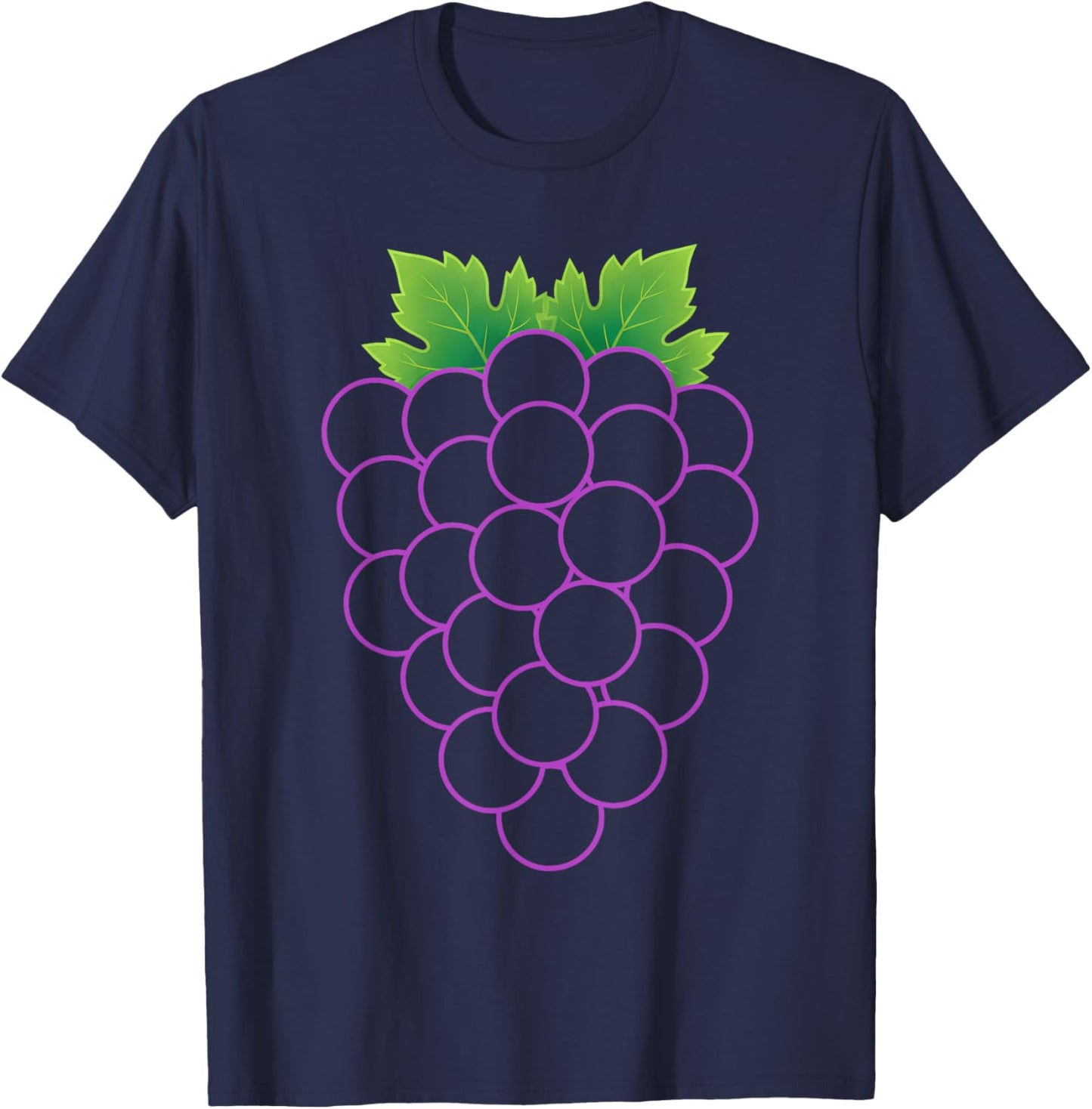 Grapes Costume Halloween Fruit Salad Lover T-Shirt - T-Shirt | Navy