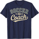 Soccer Coach T-Shirt - T-Shirt | Navy