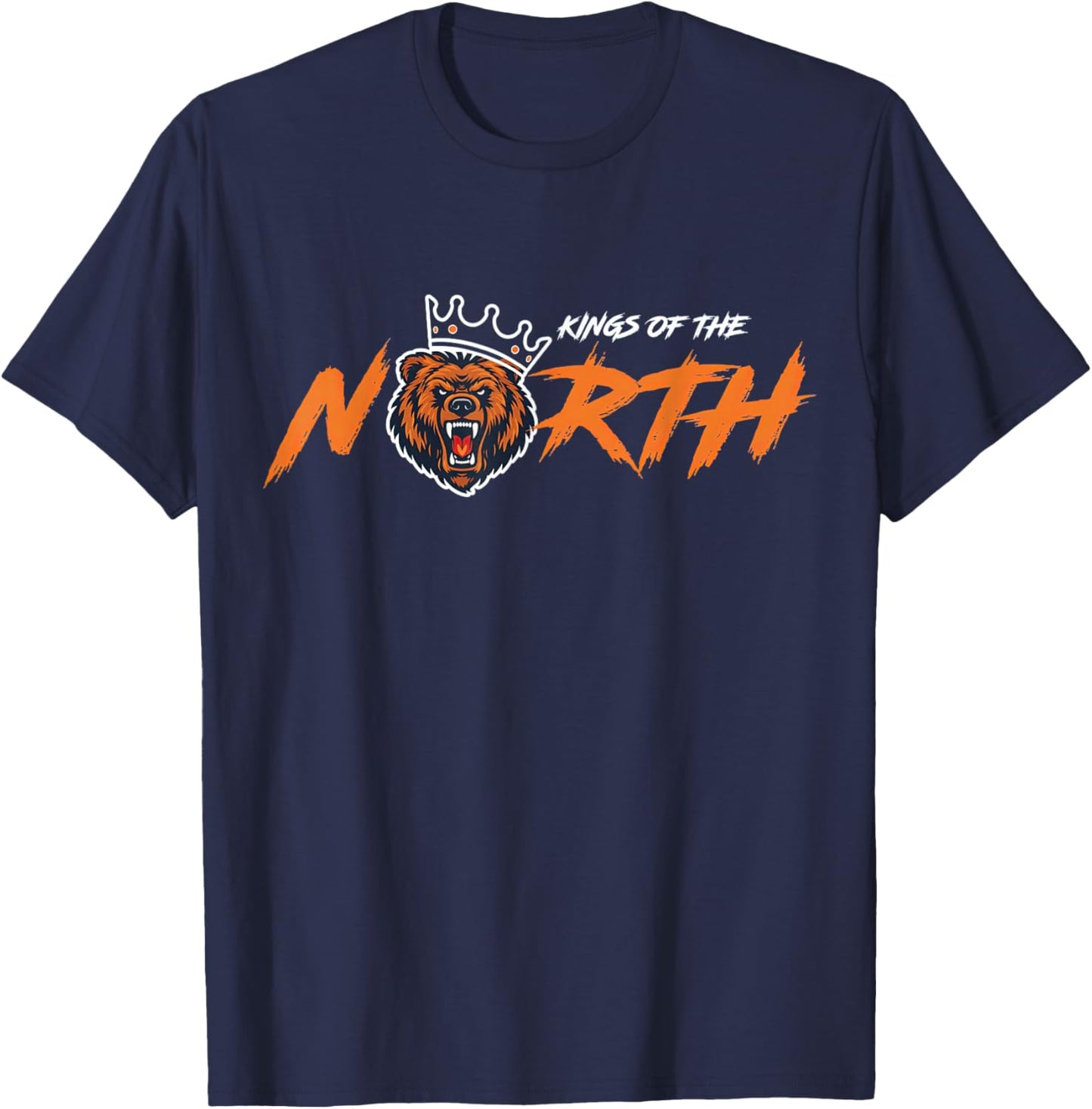 Kings of The North Bear T-Shirt - T-Shirt | Navy
