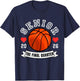 Senior Basketball 2026 The Final Quarter Crew Gifts T-Shirt - T-Shirt | Navy