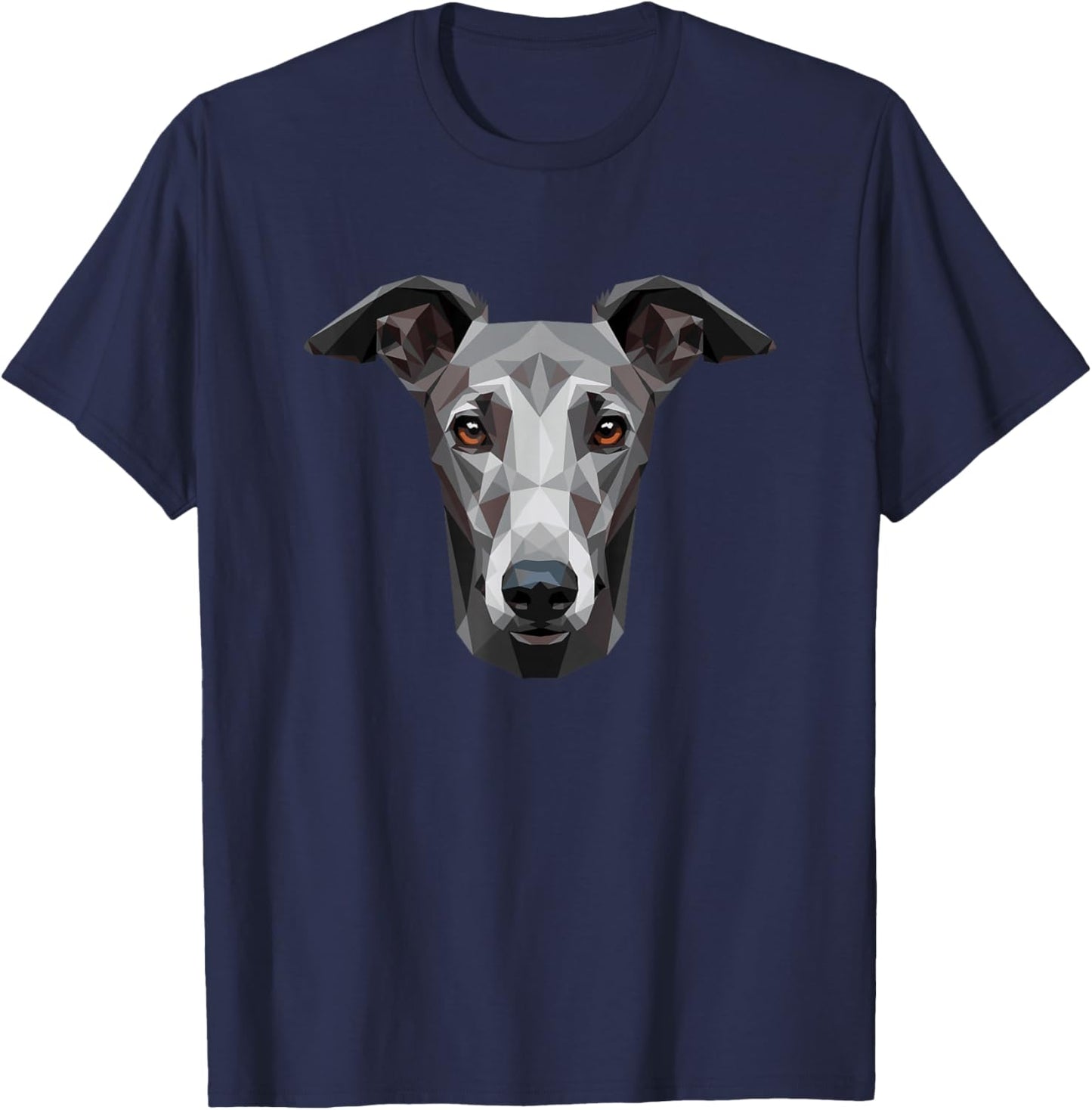 Greyhound Dog Art Design Love Sighthound Greyhounds T-Shirt - T-Shirt | Navy