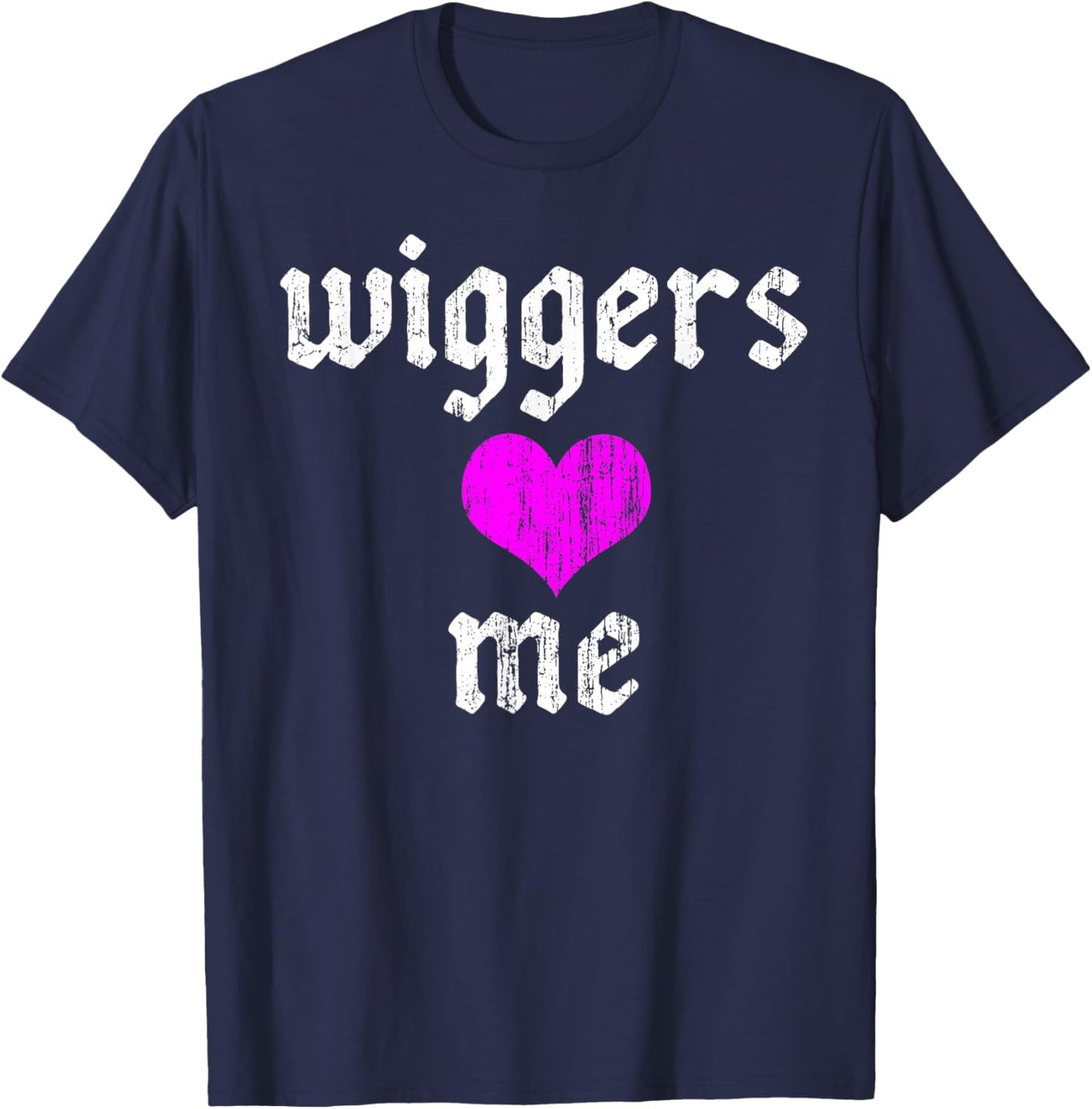 Wiggers Love me Vintage T-Shirt - T-Shirt | Navy