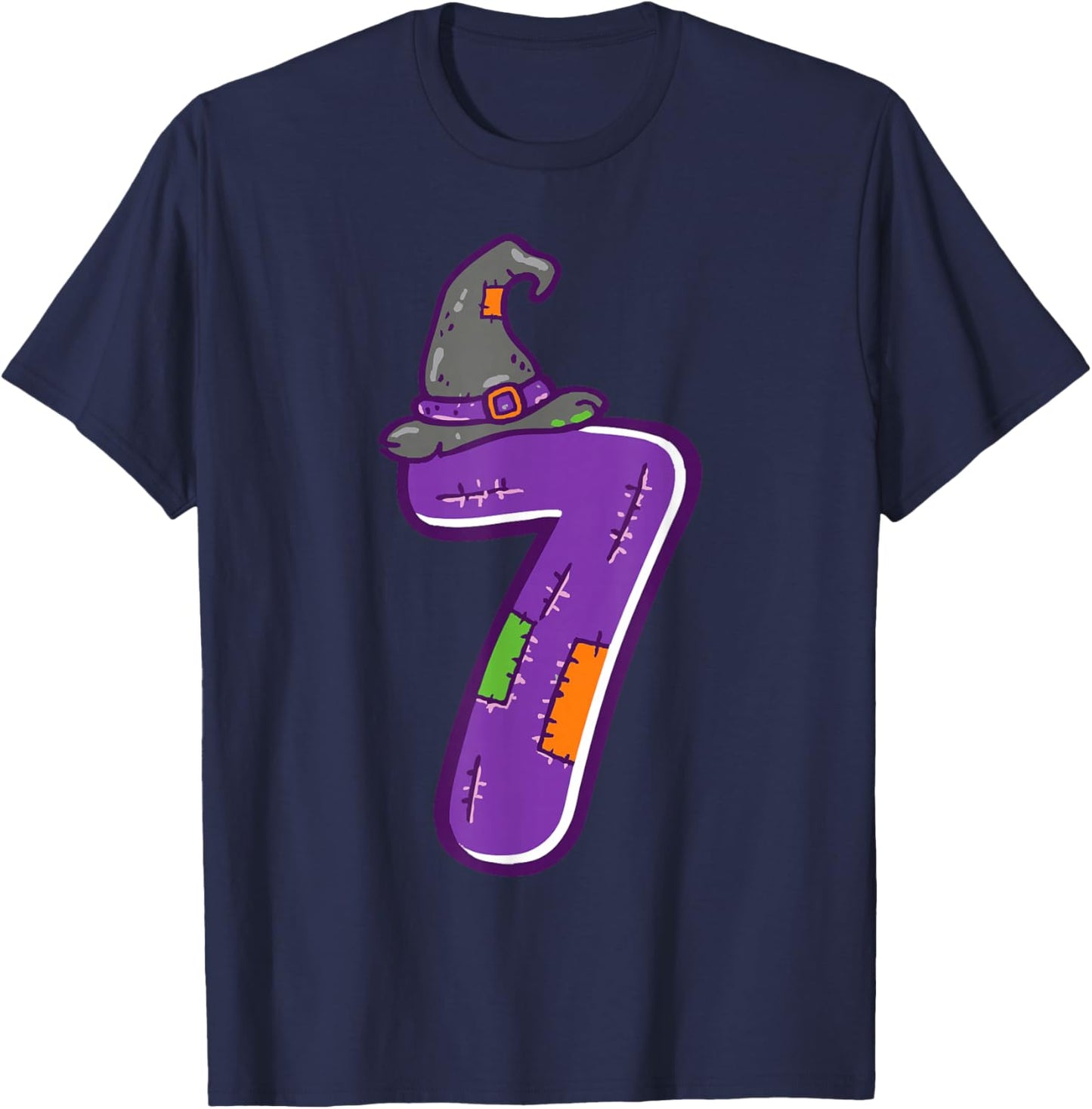 Six Seven Meme Matching Halloween Costume T-Shirt - T-Shirt | Navy