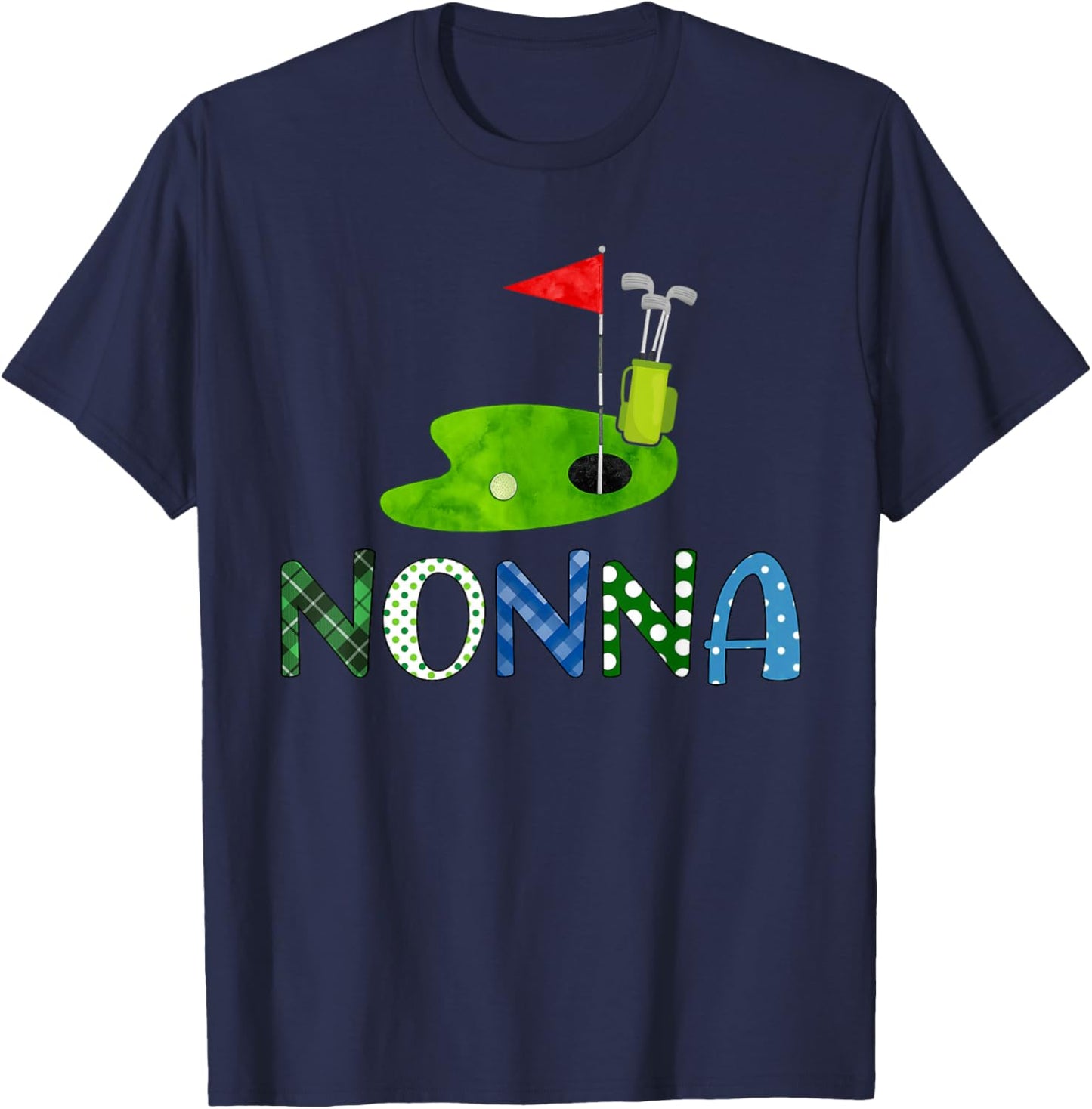 Nonna Golf Sport Matching Family Golf Lover T-Shirt - T-Shirt | Navy
