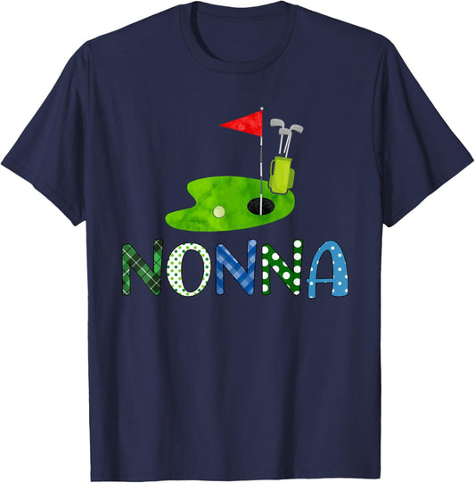 Nonna Golf Sport Matching Family Golf Lover T-Shirt - T-Shirt | Navy