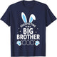 Eggspecting to Be a Big Brother Easter Announcement Shirt T-Shirt - T-Shirt | Navy