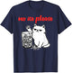 No Ice Please Funny Cat Meme Men Women T-Shirt - T-Shirt | Navy