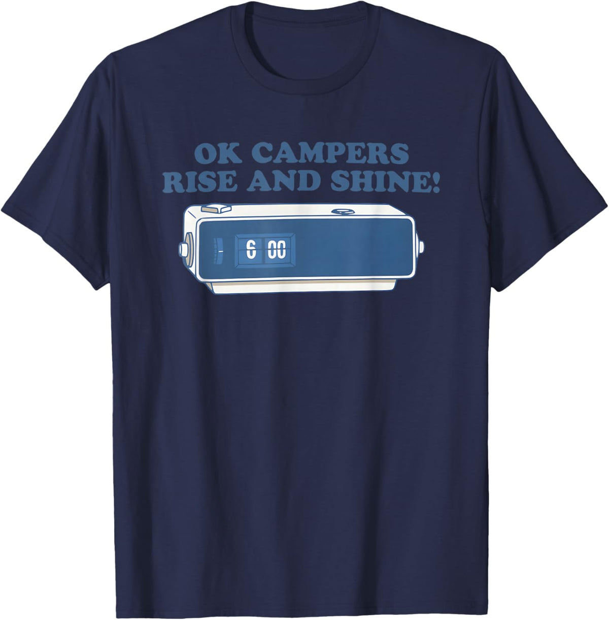 Ok Campers Rise and Shine T-Shirt - T-Shirt | Navy