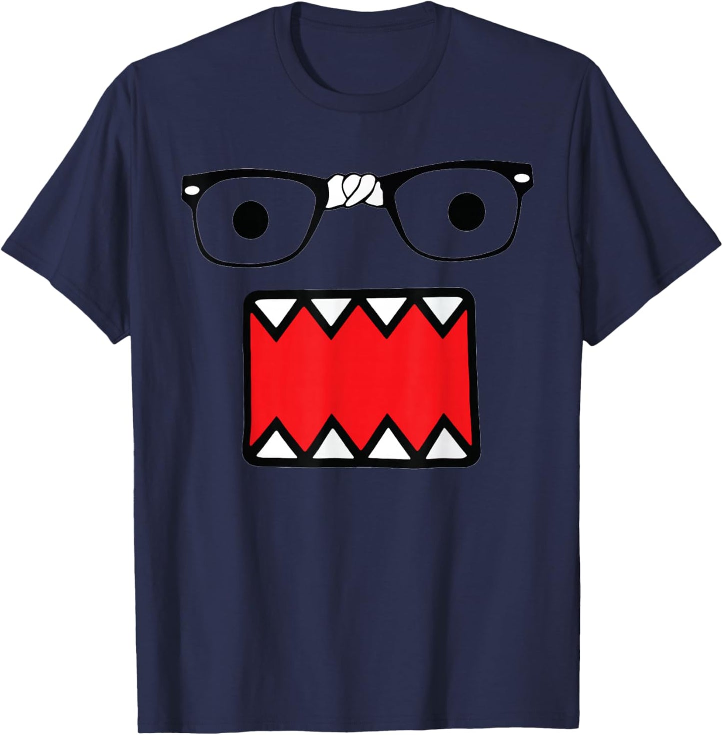 Broken Glass domo T-Shirt - T-Shirt | Navy
