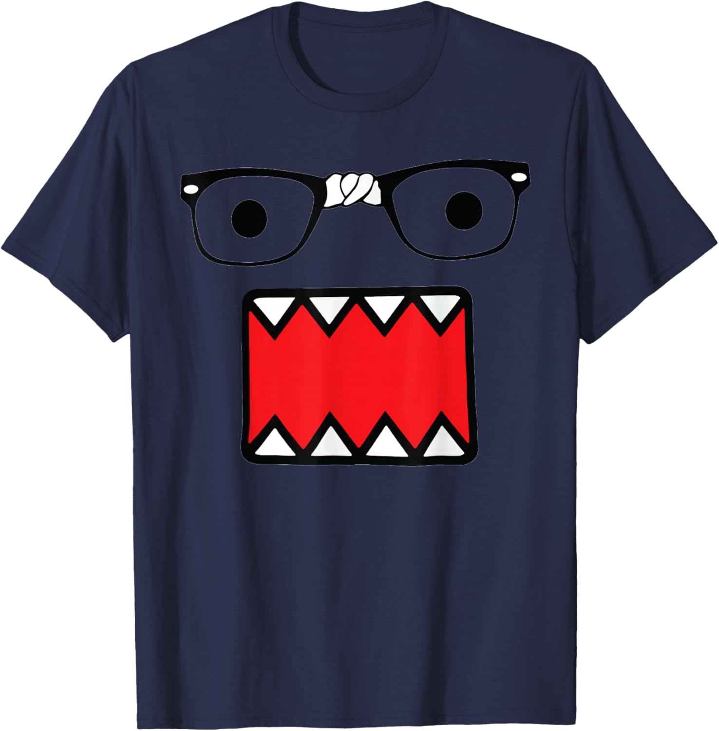 Broken Glass domo T-Shirt - T-Shirt | Navy