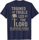Trained by Trials Led by The Lord (on Back) T-Shirt - T-Shirt | Navy