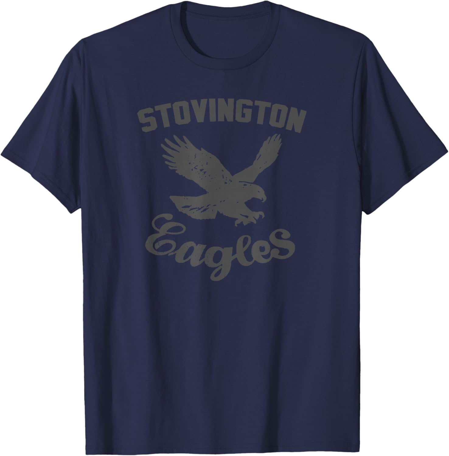 Stovington Eagles Retro 80s Movie Novelty T-Shirt - T-Shirt | Navy