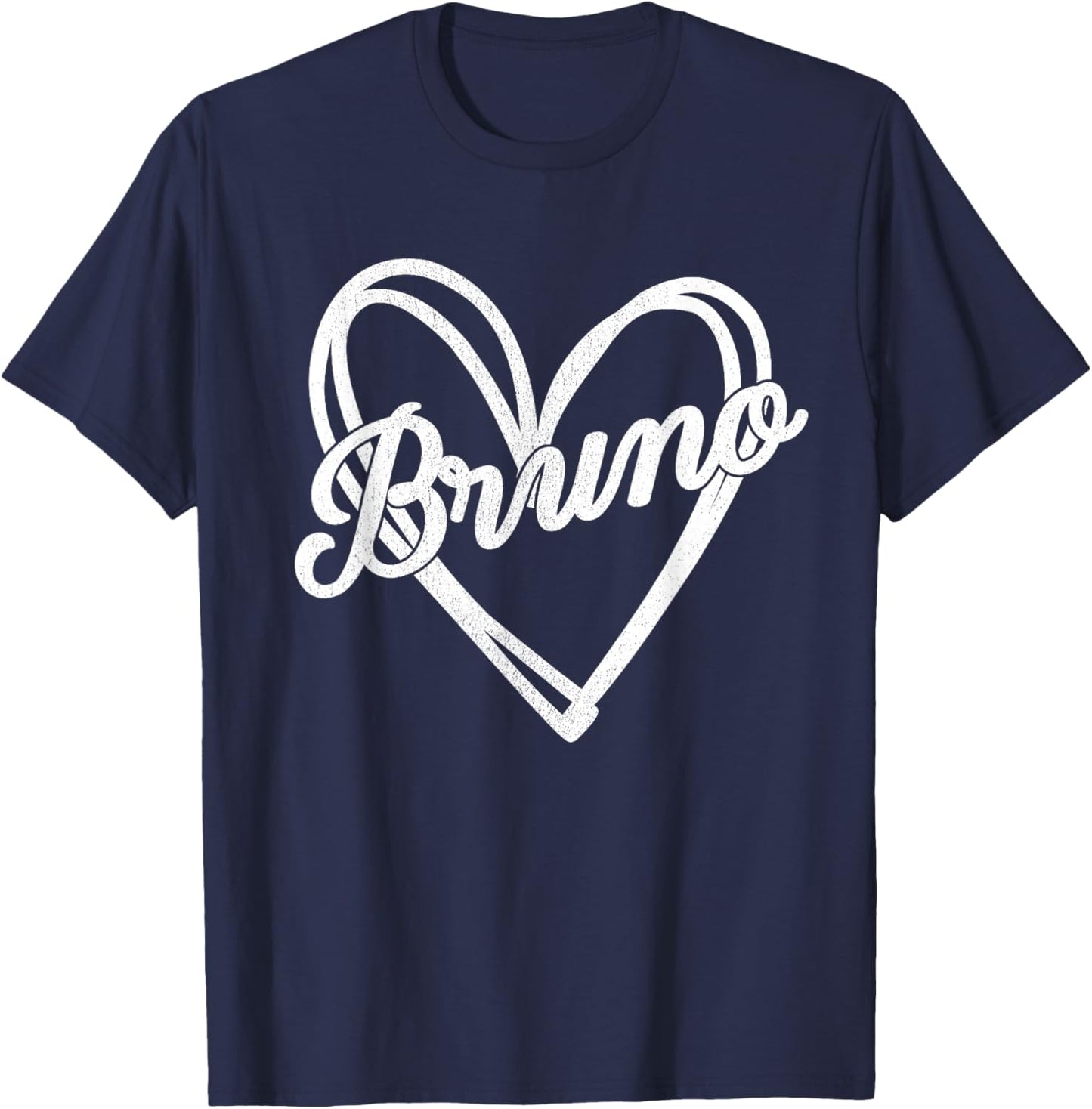 Vintage Bruno Retro Classic Gifts Women Kids T-Shirt - T-Shirt | Navy