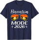 Baecation Mode 2026 Matching Couples Trip Beach Vacation T-Shirt - T-Shirt | Navy