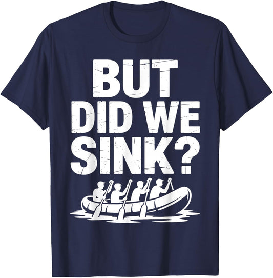 Best Rafting Art Women Whitewater River Raft Rafting T-Shirt - T-Shirt | Navy