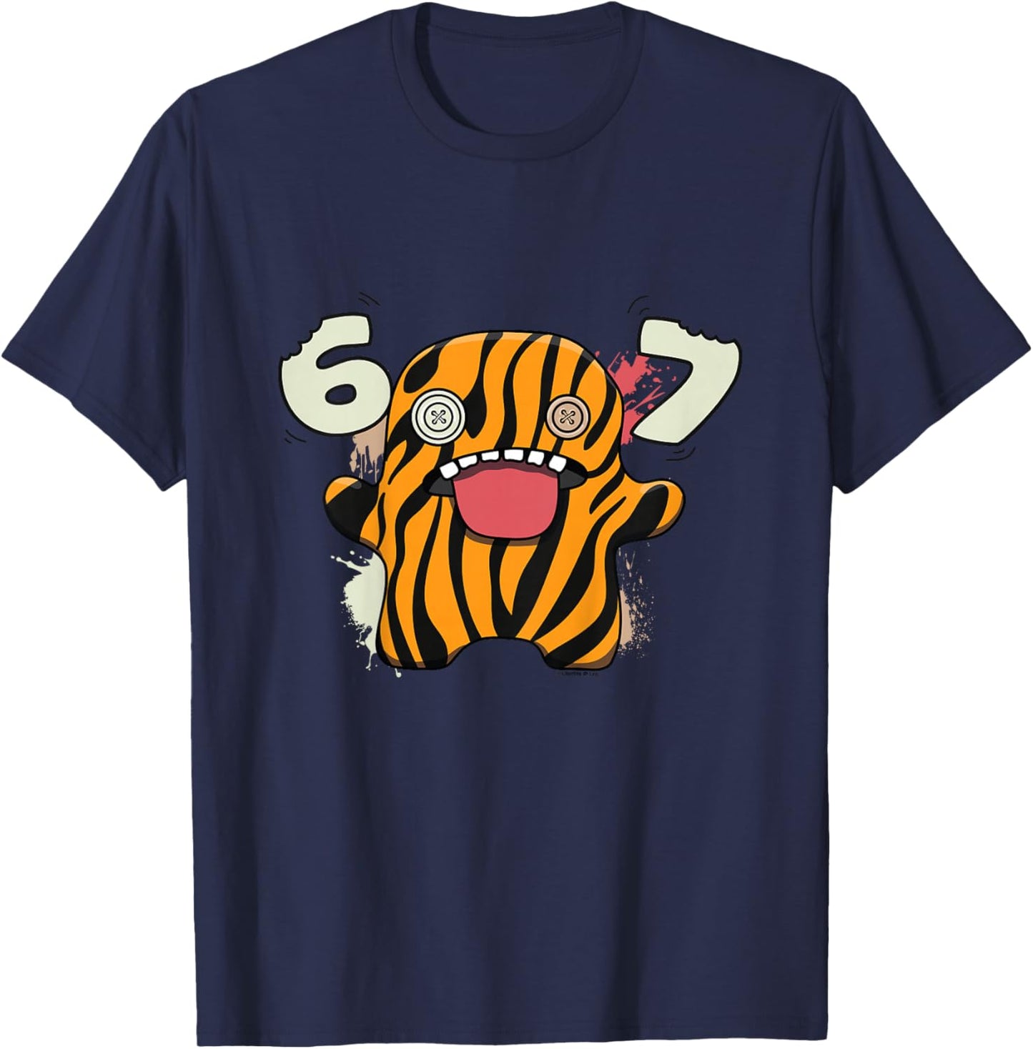 Fuggler 67 Meme Oogah Boogah Tiger Kids T-Shirt - T-Shirt | Navy