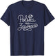 Poland is Forever - Polish Patriotic Heart Line Art T-Shirt - T-Shirt | Navy