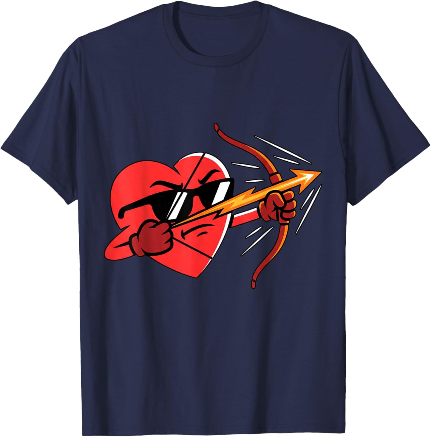 Archery Valentines Day T-Shirt - T-Shirt | Navy