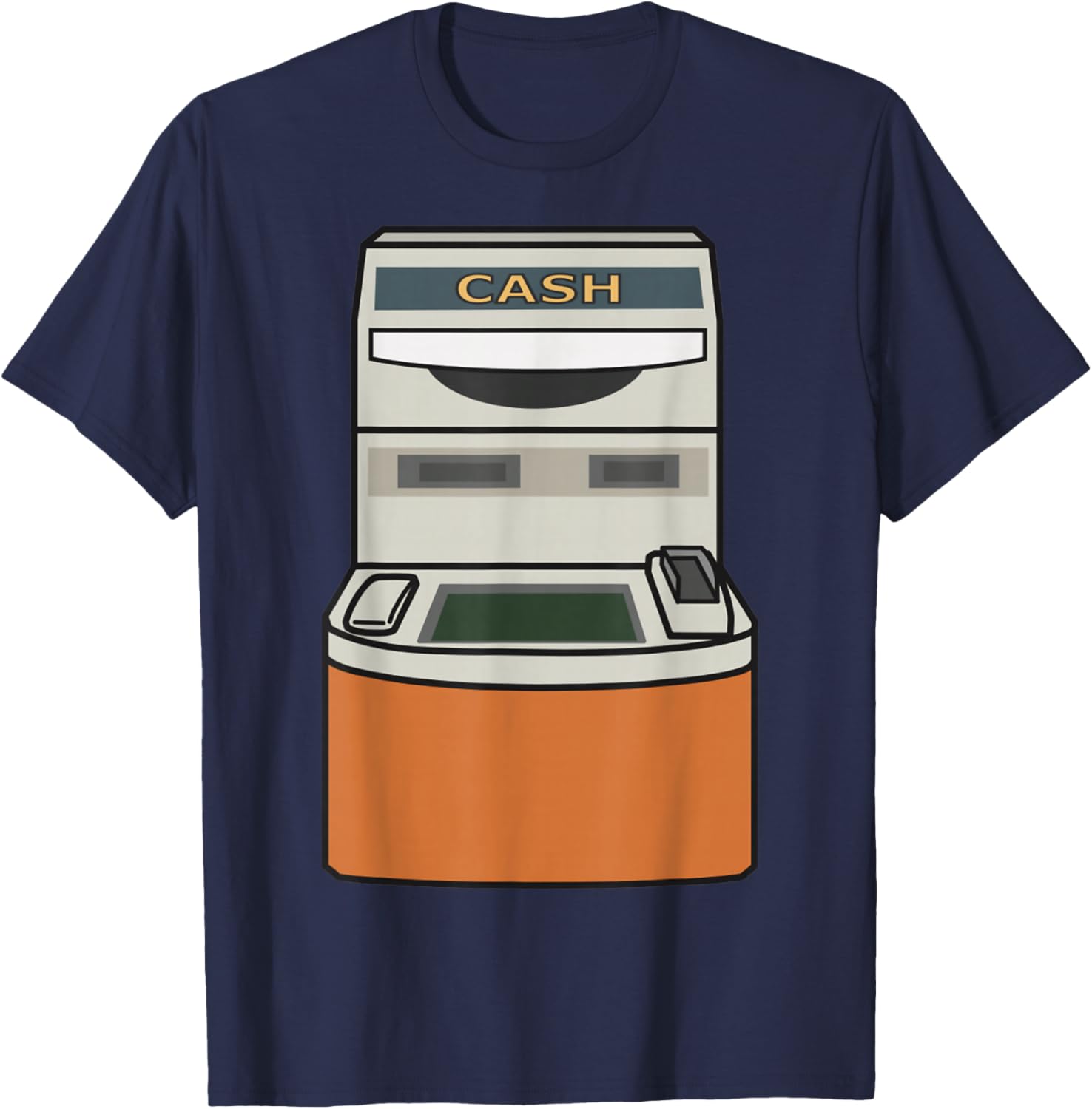Funny ATM Machine Halloween Costume T-Shirt - T-Shirt | Navy