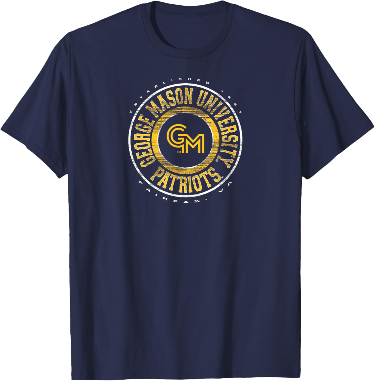 George Mason Patriots Showtime Green Officially Licensed T-Shirt - T-Shirt | Navy