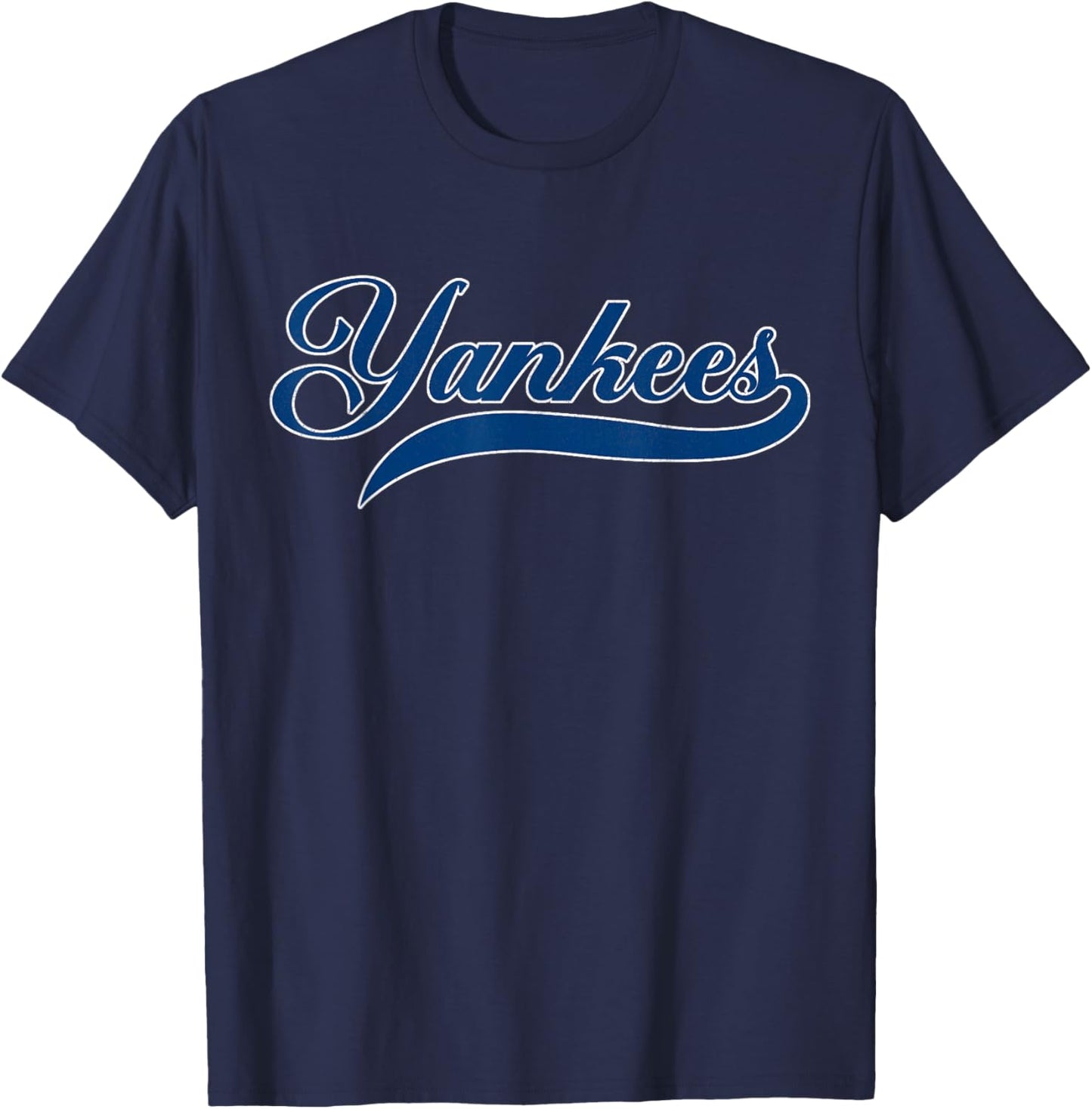 Yankees Vintage Retro Style, Classic 70s & 80s Yankees T-Shirt - T-Shirt | Navy