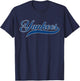 Yankees Vintage Retro Style, Classic 70s & 80s Yankees T-Shirt - T-Shirt | Navy