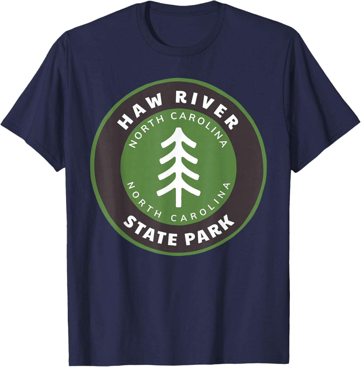 Haw River State Park North Carolina NC Vacation T-Shirt - T-Shirt | Navy